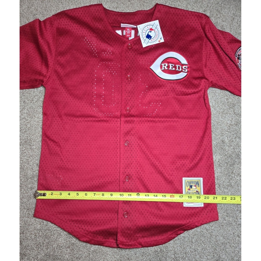 Mitchell & Ness Cincinnati Reds Ken Griffey Jr. XL 18/20 Jersey 25th Anniversary - Picture 8 of 8